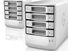 Vi säljer felsäkra diskar från G-Tech och Sansdigital